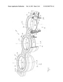 VALVE DEVICE WITH GAP SEAL INJECTION-MOULDED ONTO VALVE, METHOD AND     SEMI-FINISHED PRODUCT FOR THE PRODUCTION THEREOF diagram and image