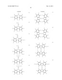 ORGANIC ELECTRONIC MATERIAL, POLYMERIZATION INITIATOR AND THERMAL     POLYMERIZATION INITIATOR, INK COMPOSITION, ORGANIC THIN FILM AND     PRODUCTION METHOD FOR SAME, ORGANIC ELECTRONIC ELEMENT, ORGANIC     ELECTROLUMINESCENT ELEMENT, LIGHTING DEVICE, DISPLAY ELEMENT, AND DISPLAY     DEVICE diagram and image