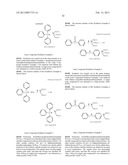 ORGANIC ELECTRONIC MATERIAL, POLYMERIZATION INITIATOR AND THERMAL     POLYMERIZATION INITIATOR, INK COMPOSITION, ORGANIC THIN FILM AND     PRODUCTION METHOD FOR SAME, ORGANIC ELECTRONIC ELEMENT, ORGANIC     ELECTROLUMINESCENT ELEMENT, LIGHTING DEVICE, DISPLAY ELEMENT, AND DISPLAY     DEVICE diagram and image