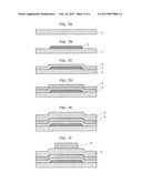 THIN-FILM TRANSISTOR DEVICE AND METHOD FOR MANUFACTURING THIN-FILM     TRANSISTOR DEVICE diagram and image