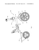 VEHICLE HAVING A SWIVEL WHEEL diagram and image