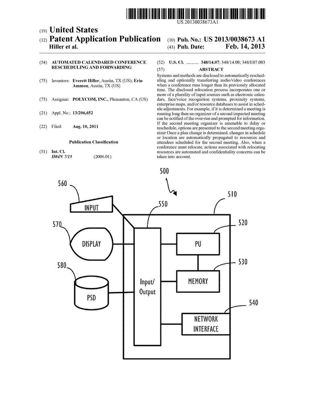 Automated Calendared Conference Rescheduling  and Forwarding - diagram, schematic, and image 01