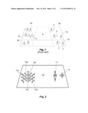 DEVICE FOR DISPLAYING INFORMATION ON THE WINDSCREEN OF AN AUTOMOBILE diagram and image