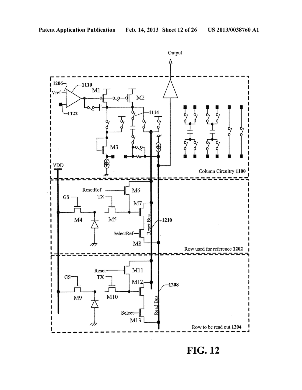 FRONT-END PIXEL FIXED PATTERN NOISE CORRECTION IN IMAGING ARRAYS HAVING     WIDE DYNAMIC RANGE - diagram, schematic, and image 13