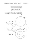 DISK DRIVE WRITING SPIRAL TRACKS ON A SLAVE SURFACE USING REPEATABLE     RUNOUT COMPENSATION FOR A MASTER SURFACE diagram and image