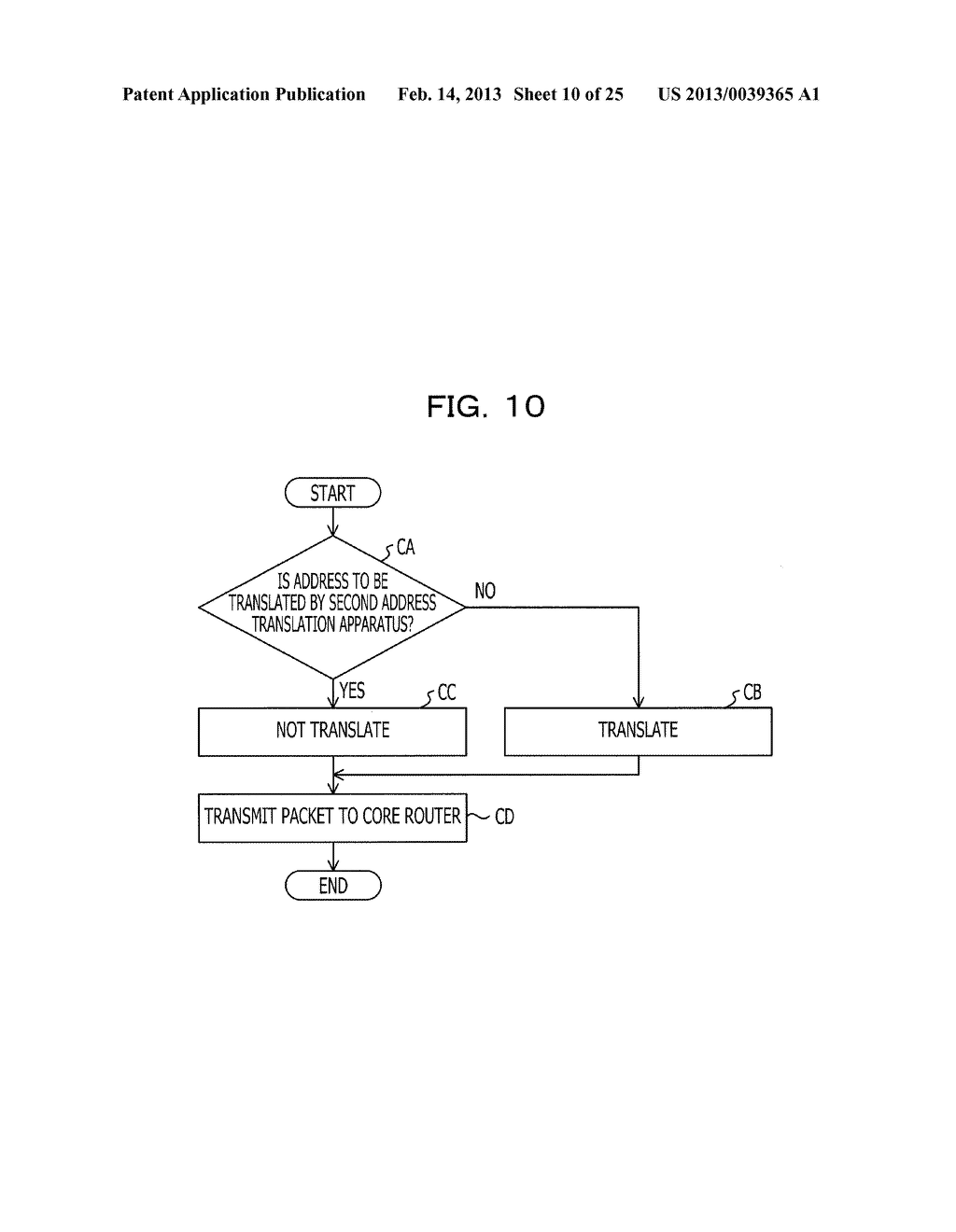 ADDRESS TRANSLATION APPARATUS AND COMMUNICATION SYSTEM - diagram, schematic, and image 11