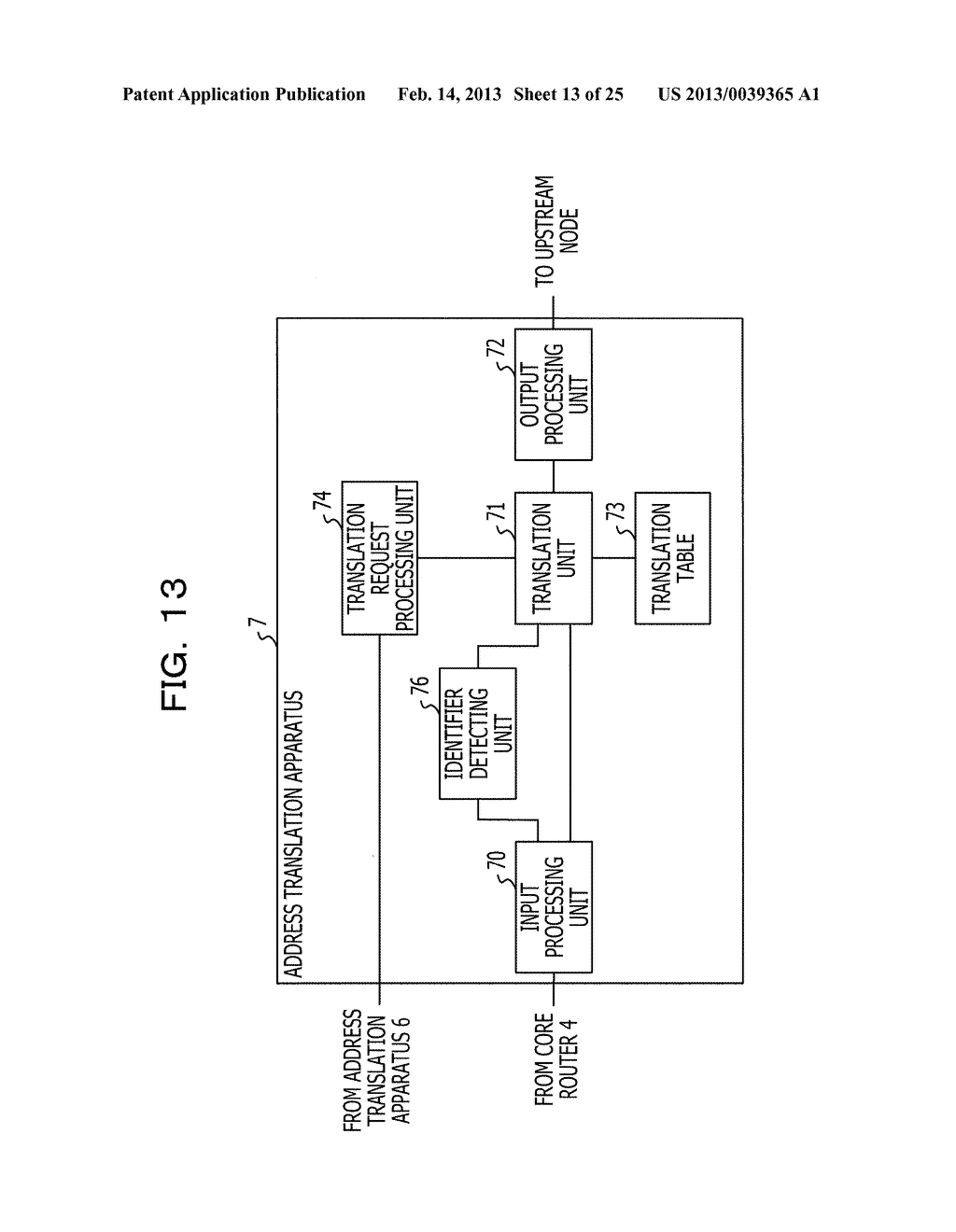 ADDRESS TRANSLATION APPARATUS AND COMMUNICATION SYSTEM - diagram, schematic, and image 14