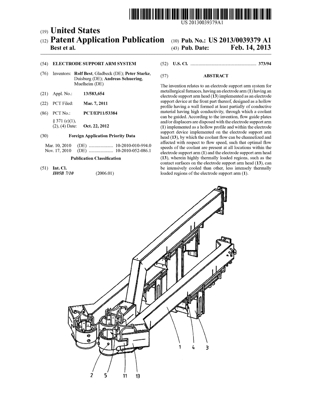 ELECTRODE SUPPORT ARM SYSTEM - diagram, schematic, and image 01