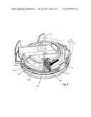 Fastening Device for Fastening an Assembly in an Opening of a Wall of a     Vehicle diagram and image