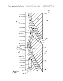 AIRFOIL INCLUDING TRENCH WITH CONTOURED SURFACE diagram and image