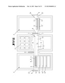 COATING DEVICE AND METHOD FOR OPERATING A COATING DEVICE HAVING A     SHIELDING PLATE diagram and image