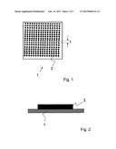 METHOD FOR PRODUCING A PANE WITH A PATTERNED SURFACE, AND PANE HAVING A     PATTERNED SURFACE diagram and image