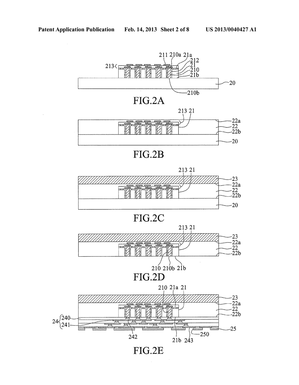 FABRICATION METHOD OF PACKAGING SUBSTRATE HAVING THROUGH-HOLED INTERPOSER     EMBEDDED THEREIN - diagram, schematic, and image 03