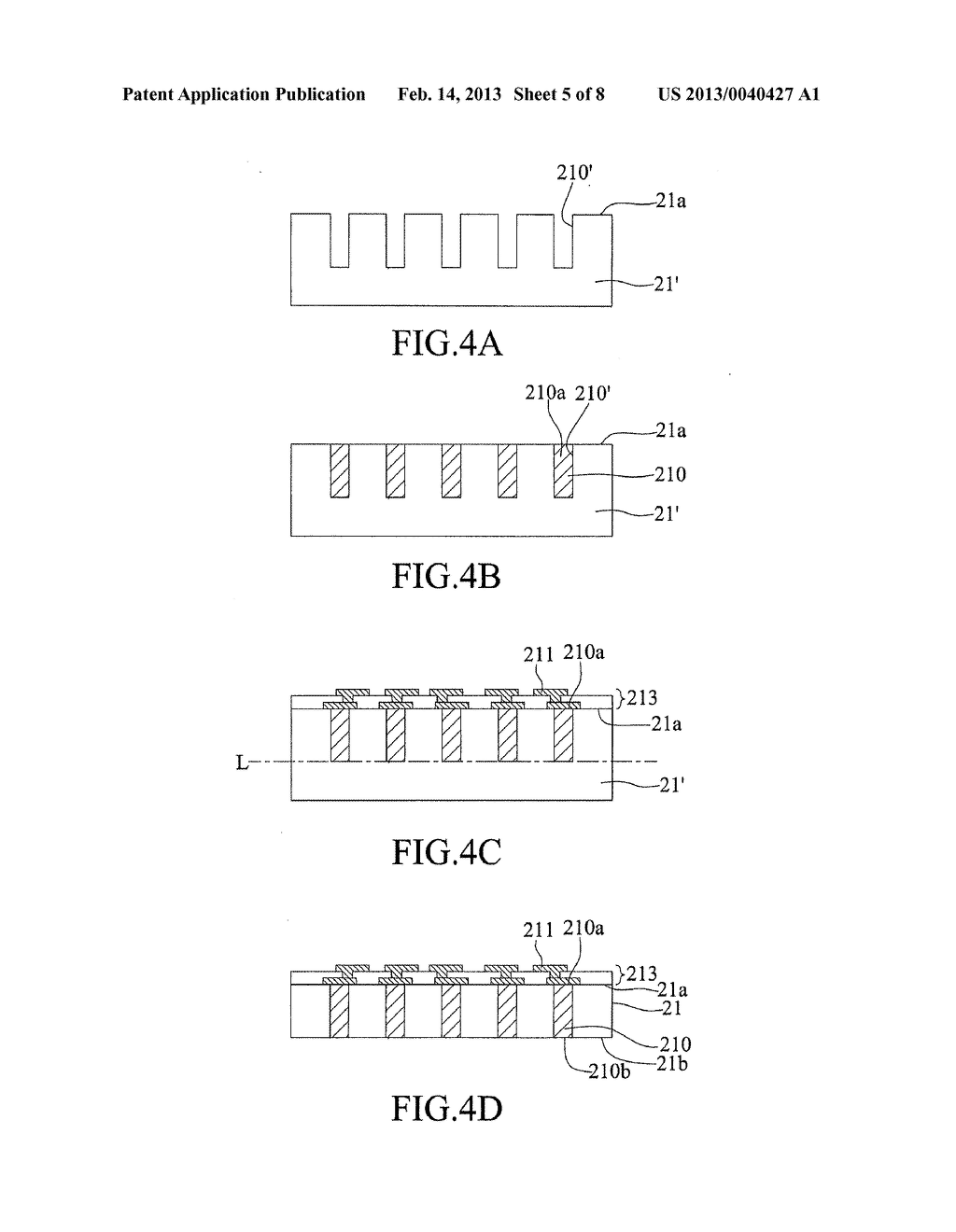 FABRICATION METHOD OF PACKAGING SUBSTRATE HAVING THROUGH-HOLED INTERPOSER     EMBEDDED THEREIN - diagram, schematic, and image 06