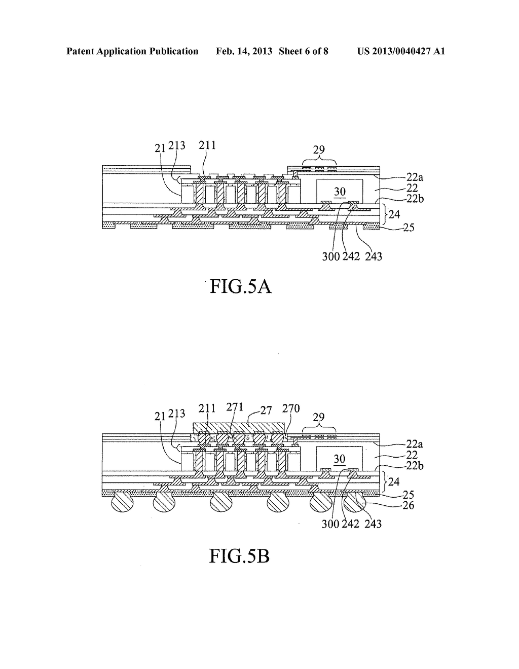 FABRICATION METHOD OF PACKAGING SUBSTRATE HAVING THROUGH-HOLED INTERPOSER     EMBEDDED THEREIN - diagram, schematic, and image 07