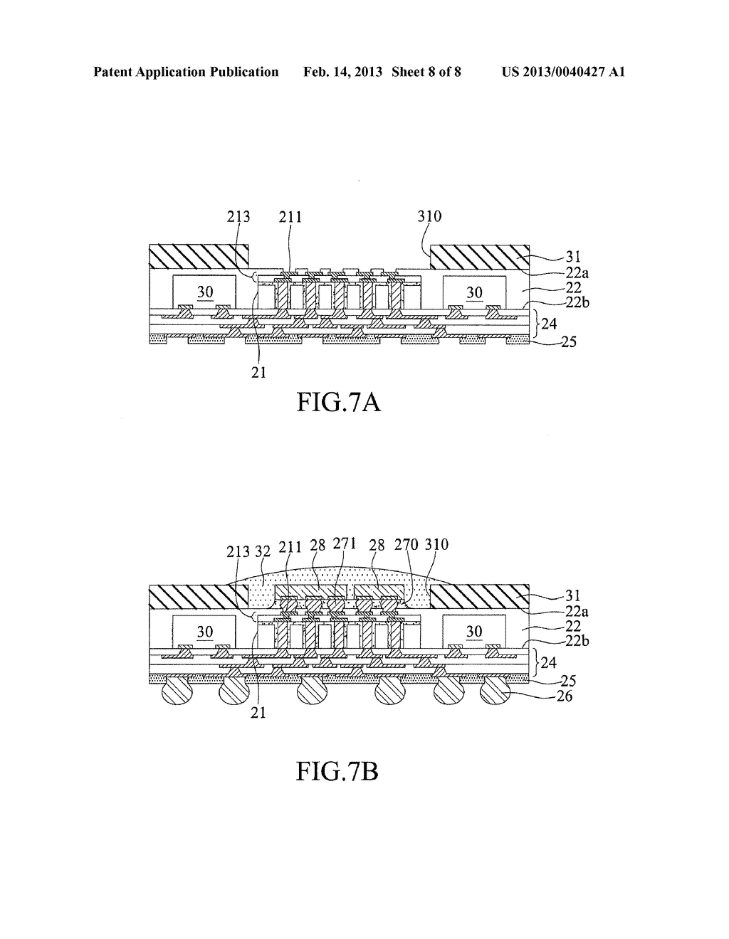 FABRICATION METHOD OF PACKAGING SUBSTRATE HAVING THROUGH-HOLED INTERPOSER     EMBEDDED THEREIN - diagram, schematic, and image 09