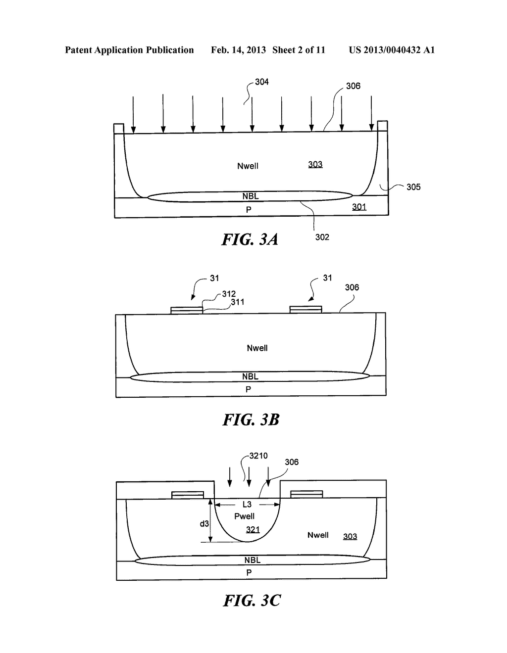 METHODS OF MANUFACTURING LATERAL DIFFUSED MOS DEVICES WITH LAYOUT     CONTROLLED BODY CURVATURE AND RELATED DEVICES - diagram, schematic, and image 03