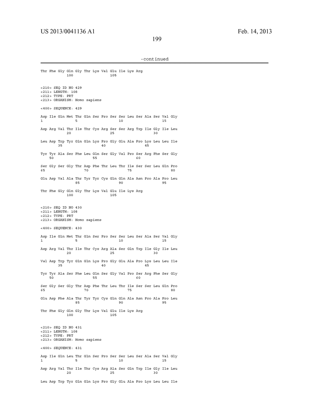 LIGANDS THAT HAVE BINDING SPECIFICITY FOR EGFR AND/OR VEGF AND METHODS OF     USE THEREFOR - diagram, schematic, and image 287