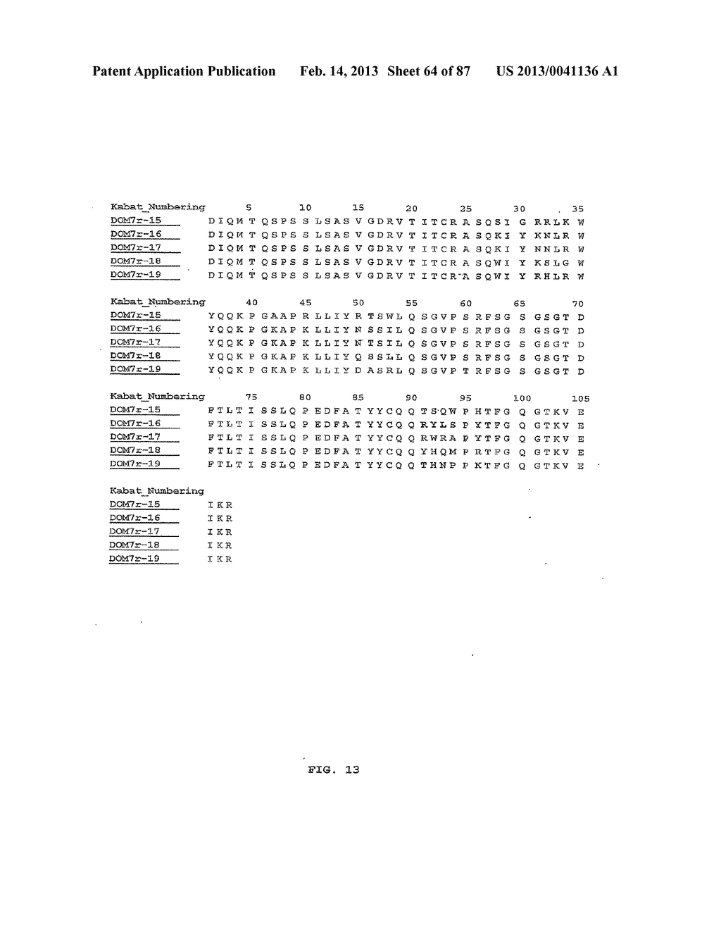 LIGANDS THAT HAVE BINDING SPECIFICITY FOR EGFR AND/OR VEGF AND METHODS OF     USE THEREFOR - diagram, schematic, and image 65