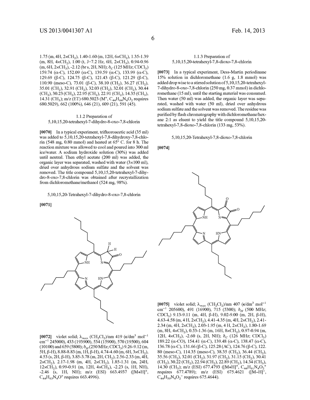 APPLICATION OF BETA-FUNCTIONALIZED DIHYDROXY-CHLORINS FOR PDT - diagram, schematic, and image 14