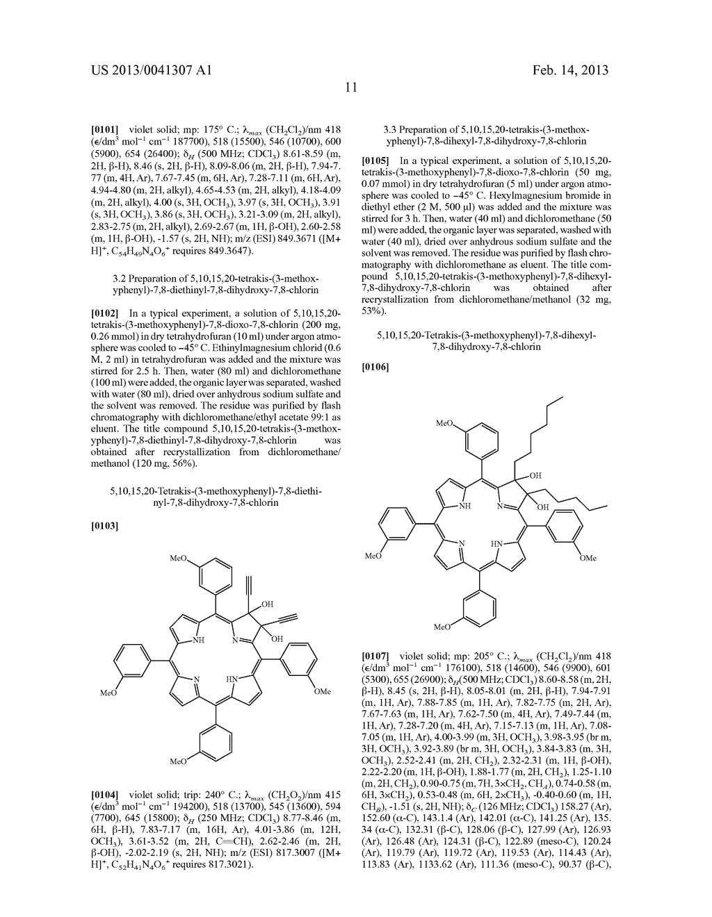 APPLICATION OF BETA-FUNCTIONALIZED DIHYDROXY-CHLORINS FOR PDT - diagram, schematic, and image 19