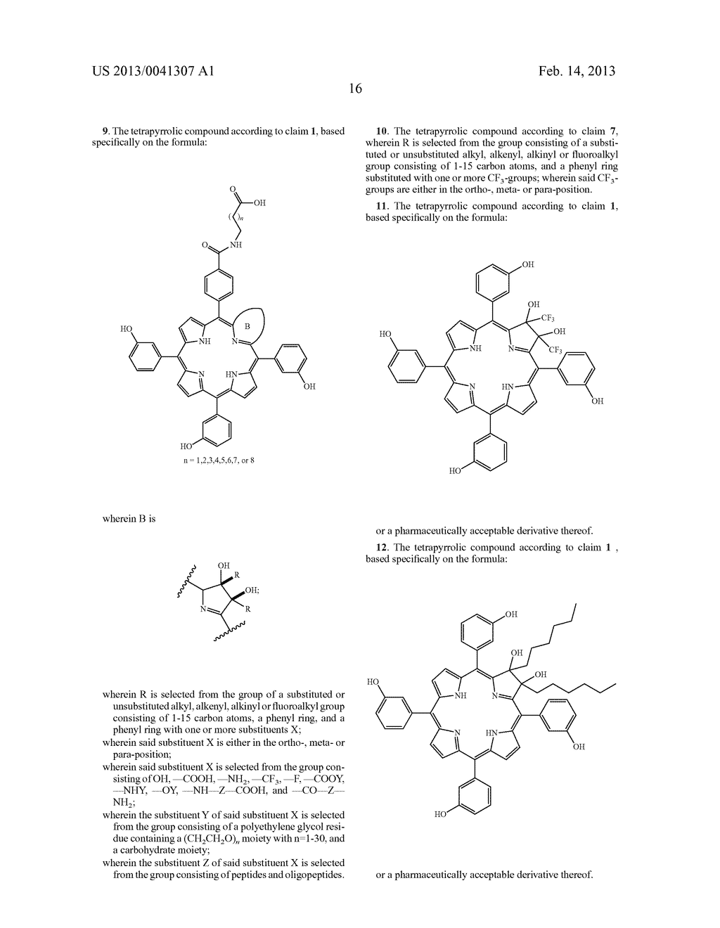 APPLICATION OF BETA-FUNCTIONALIZED DIHYDROXY-CHLORINS FOR PDT - diagram, schematic, and image 24
