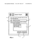 SPEECH COMMAND INPUT RECOGNITION SYSTEM FOR INTERACTIVE COMPUTER DISPLAY     WITH INTERPRETATION OF ANCILLARY RELEVANT SPEECH QUERY TERMS INTO     COMMANDS diagram and image