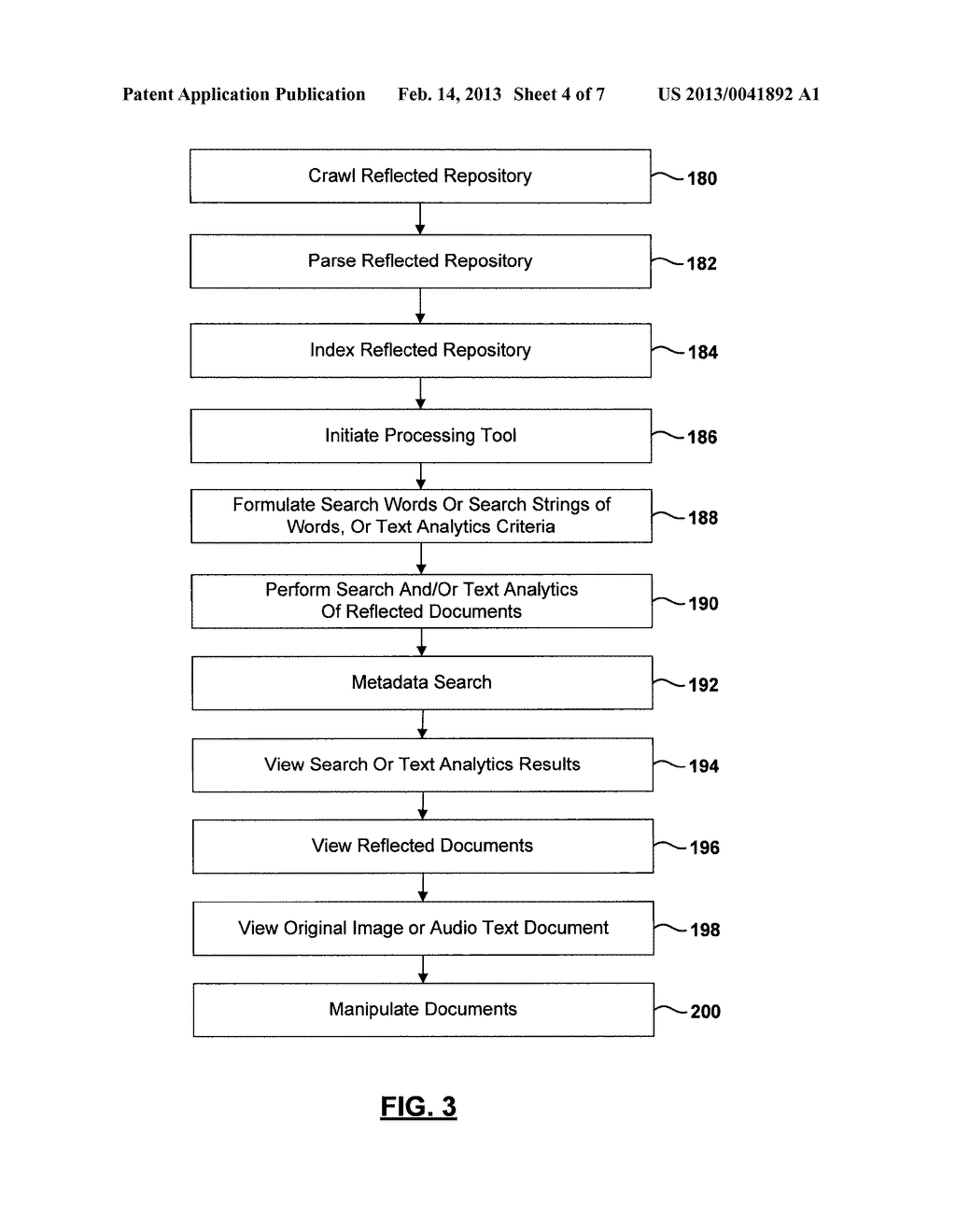 METHOD AND SYSTEM FOR CONVERTING AUDIO TEXT FILES ORIGINATING FROM AUDIO     FILES TO SEARCHABLE TEXT AND FOR PROCESSING THE SEARCHABLE TEXT - diagram, schematic, and image 05