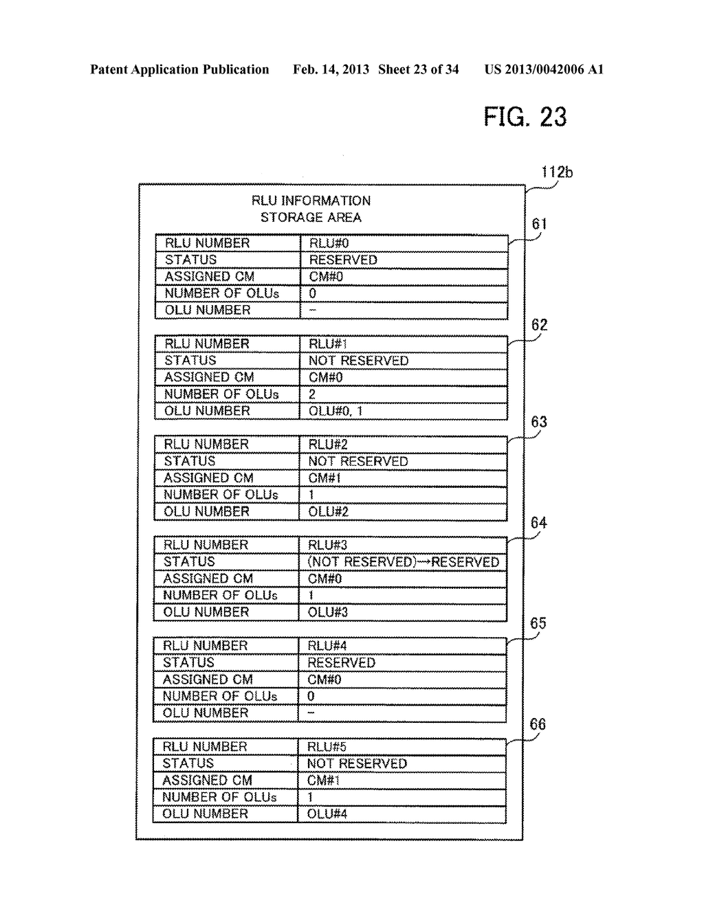 STORAGE APPARATUS AND STORAGE MANAGEMENT METHOD - diagram, schematic, and image 24