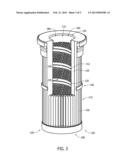 FILTER CORE FOR USE WITH PLEATED FILTER CARTRIDGES diagram and image