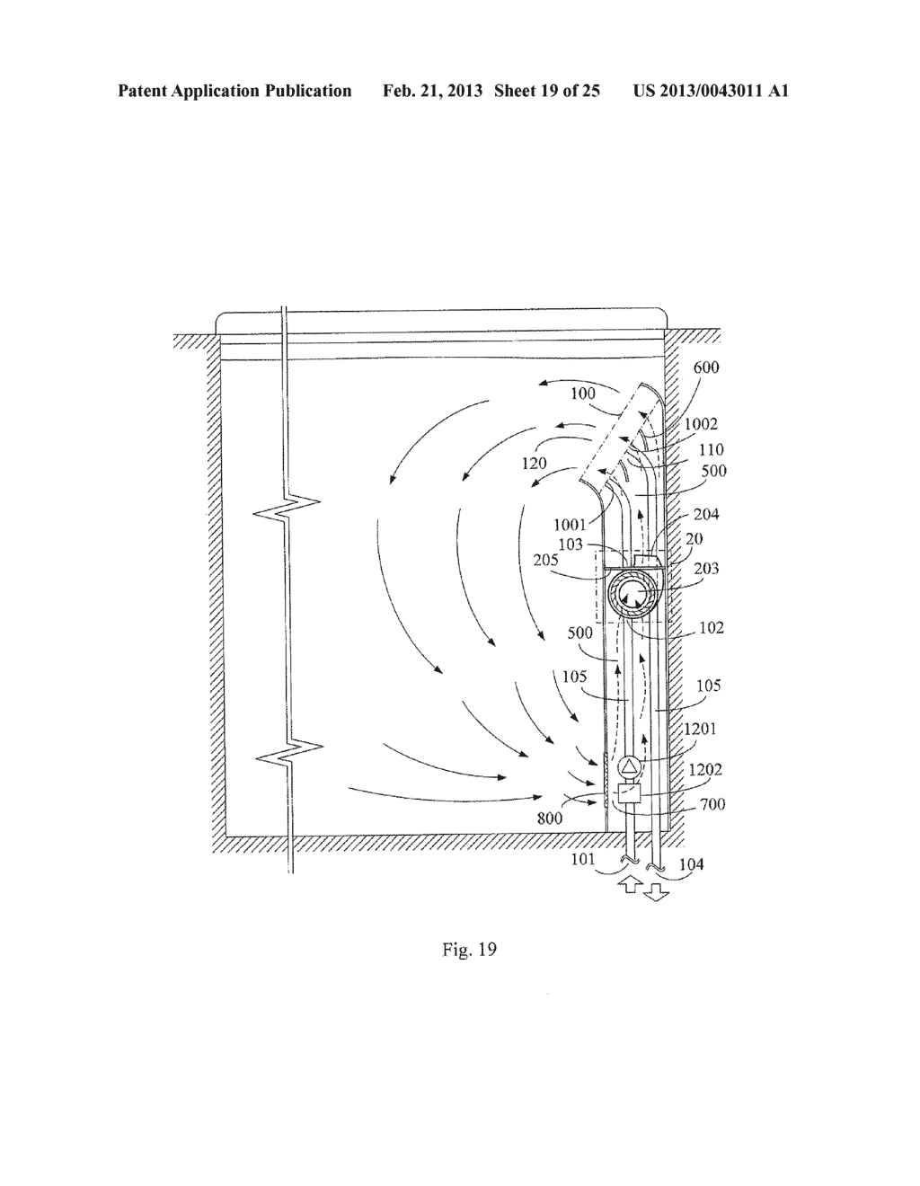 BUILDINGS HAVING THERMALLY ACTUATED AND PUMPED SECONDARY FLUID AS REFLUX - diagram, schematic, and image 20