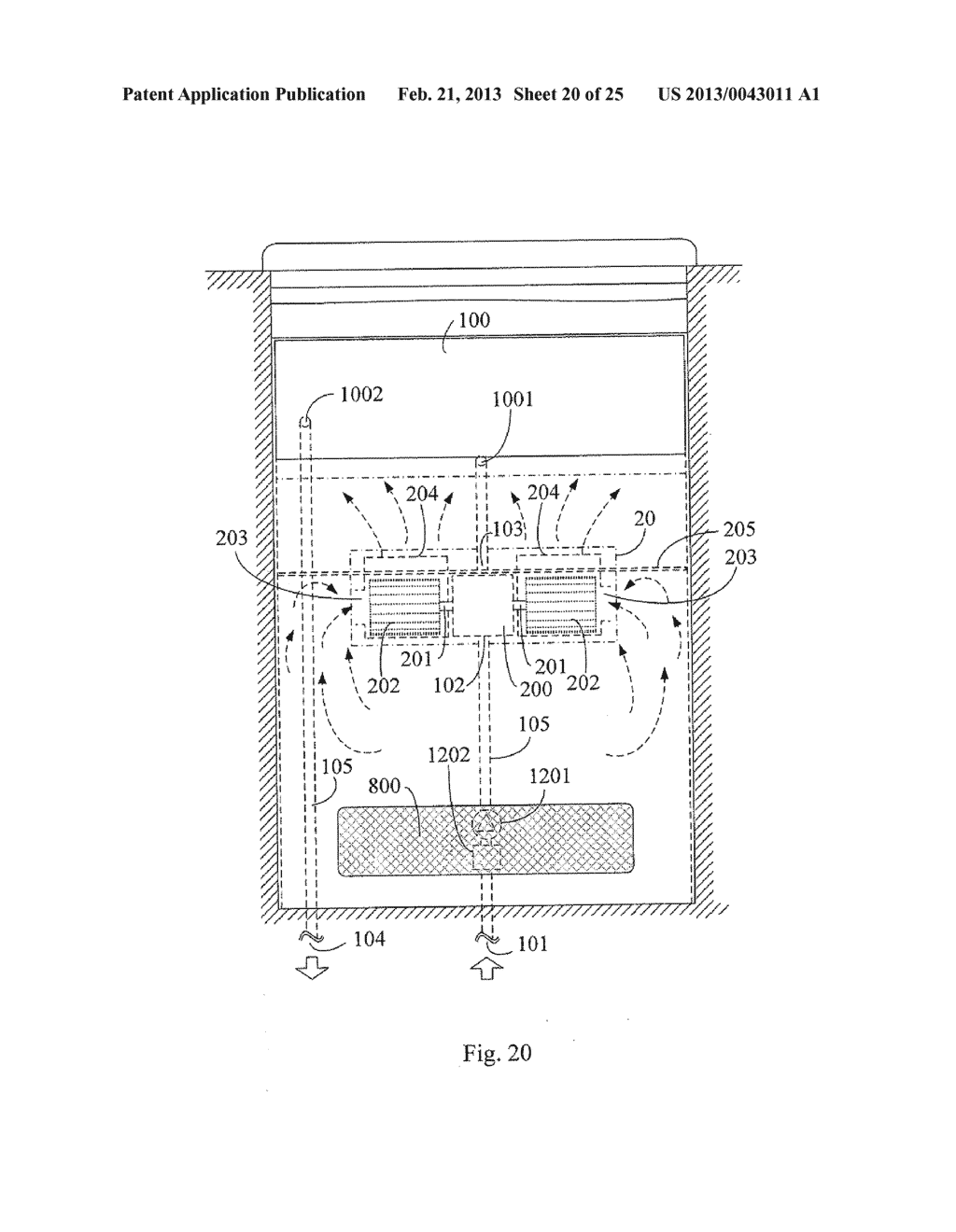 BUILDINGS HAVING THERMALLY ACTUATED AND PUMPED SECONDARY FLUID AS REFLUX - diagram, schematic, and image 21