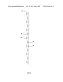 SYSTEM FOR PROVIDING A BENDABLE ROLLING CONVEYOR GUIDE diagram and image