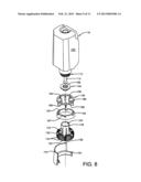 DISPENSER WITH MULTI-DIRECTIONAL PUSHBAR diagram and image