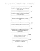 METHOD AND APPARATUS FOR PROVIDING A NO-TAP ZONE FOR TOUCH SCREEN DISPLAYS diagram and image