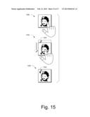 Cross-slide Gesture to Select and Rearrange diagram and image