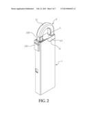 MEMORY STICK HAVING A LOCK DEVICE diagram and image