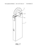 MEMORY STICK HAVING A LOCK DEVICE diagram and image