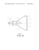 Lamp with Wide-Angle Light Emission and Bulb Thereof diagram and image