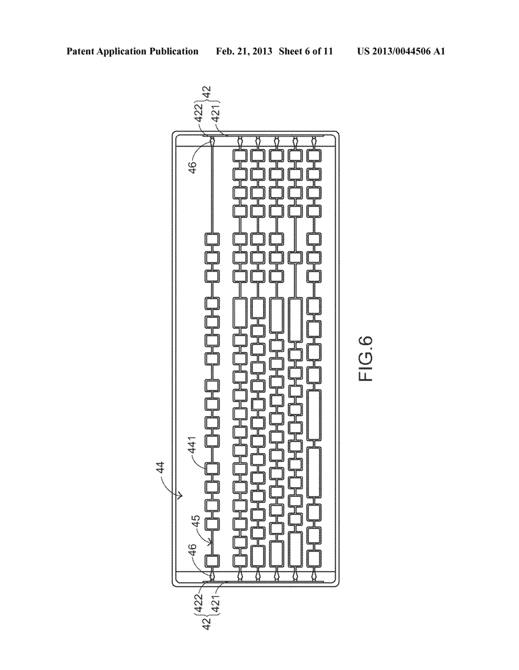 ILLUMINATED KEYBOARD WITH LIGHT GUIDE TUBE - diagram, schematic, and image 07