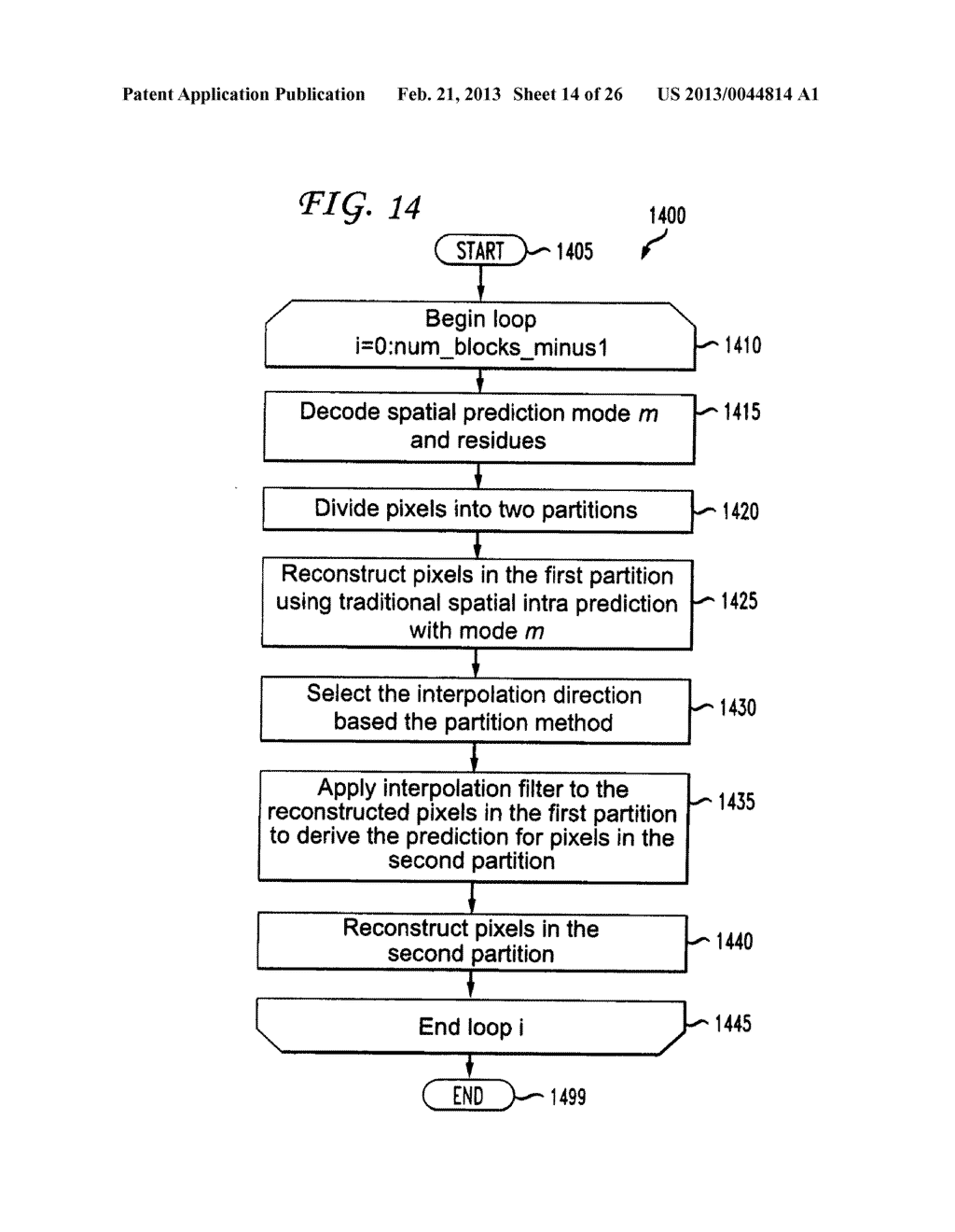 METHODS AND APPARATUS FOR ADAPTIVE INTERPOLATIVE INTRA BLOCK ENCODING AND     DECODING - diagram, schematic, and image 15