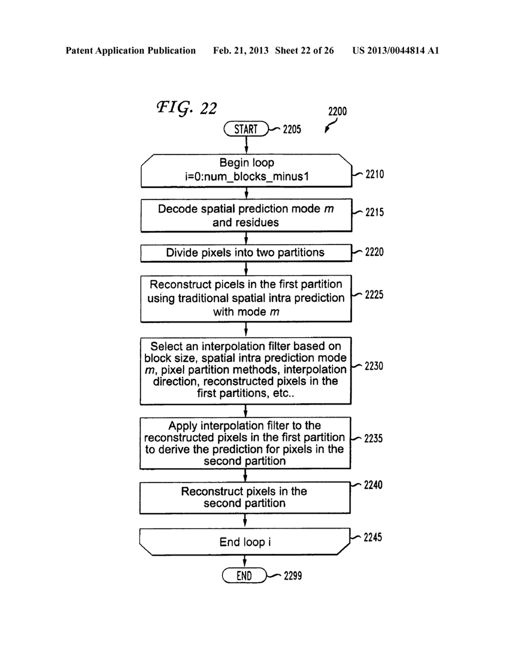 METHODS AND APPARATUS FOR ADAPTIVE INTERPOLATIVE INTRA BLOCK ENCODING AND     DECODING - diagram, schematic, and image 23