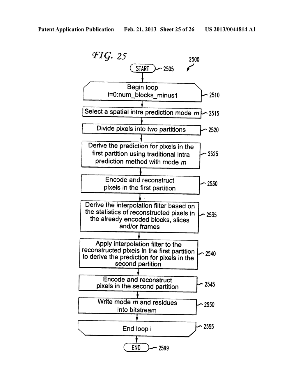 METHODS AND APPARATUS FOR ADAPTIVE INTERPOLATIVE INTRA BLOCK ENCODING AND     DECODING - diagram, schematic, and image 26