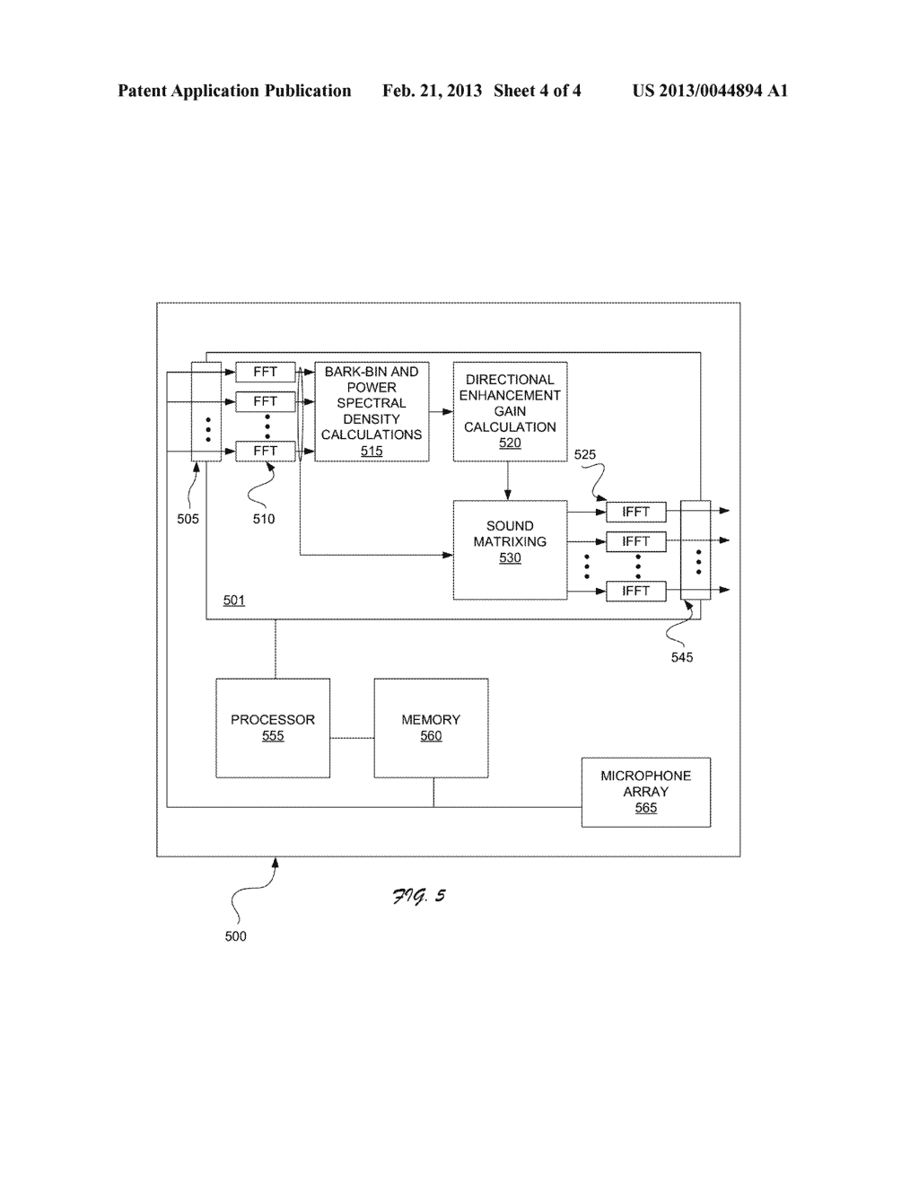 SYSTEM AND METHOD FOR EFFICIENT SOUND PRODUCTION USING DIRECTIONAL     ENHANCEMENT - diagram, schematic, and image 05