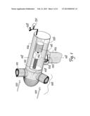 Horizontal axis wind turbine with ball-and-socket hub diagram and image