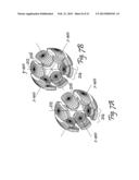 Horizontal axis wind turbine with ball-and-socket hub diagram and image