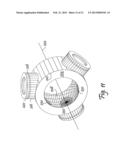 Horizontal axis wind turbine with ball-and-socket hub diagram and image