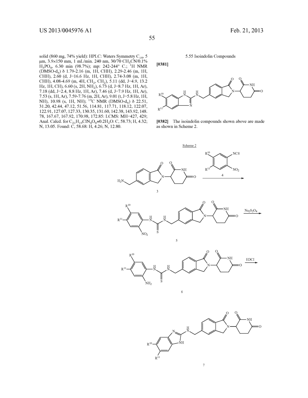 ISOINDOLINE COMPOUNDS AND METHODS OF THEIR USE - diagram, schematic, and image 56