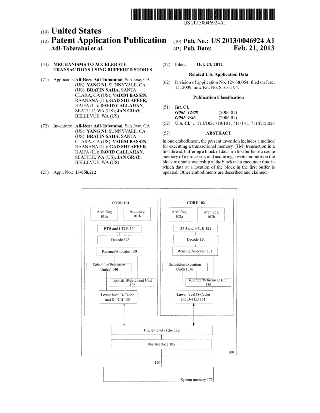 Mechanisms To Accelerate Transactions Using Buffered Stores - diagram, schematic, and image 01