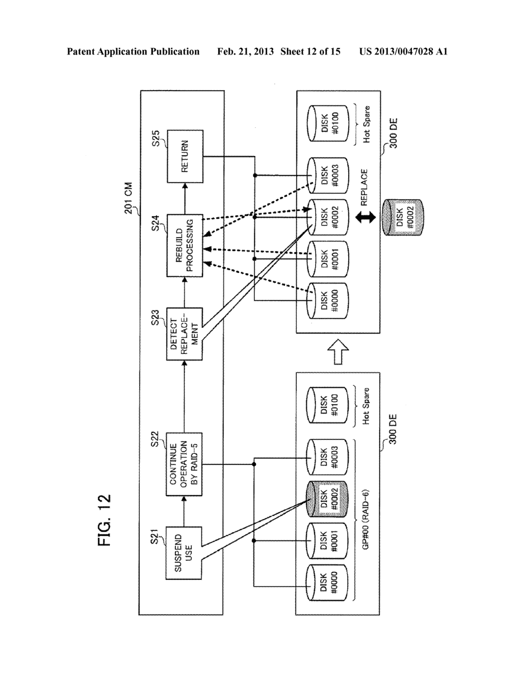 STORAGE SYSTEM, STORAGE CONTROL DEVICE, AND STORAGE CONTROL METHOD - diagram, schematic, and image 13